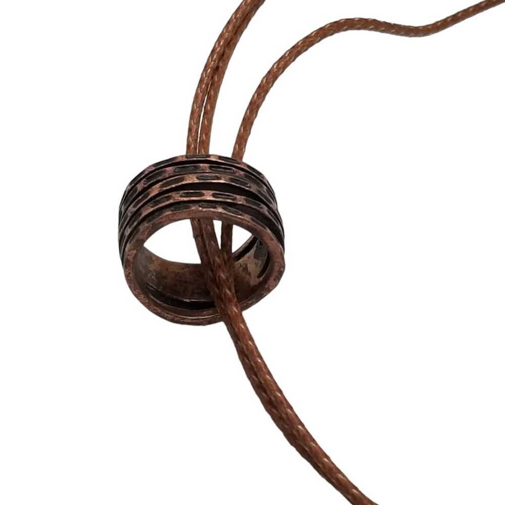 PREMIER DESIGNS VINTAGE COPPER RING PENDANT & COR… - image 5