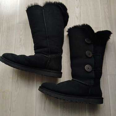 UGG Black Sheepskin Boots