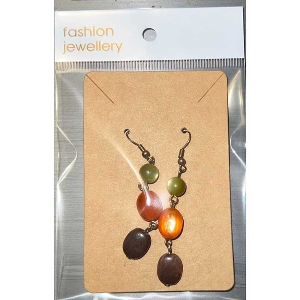 Dangle Drop Bead Earrings - image 8