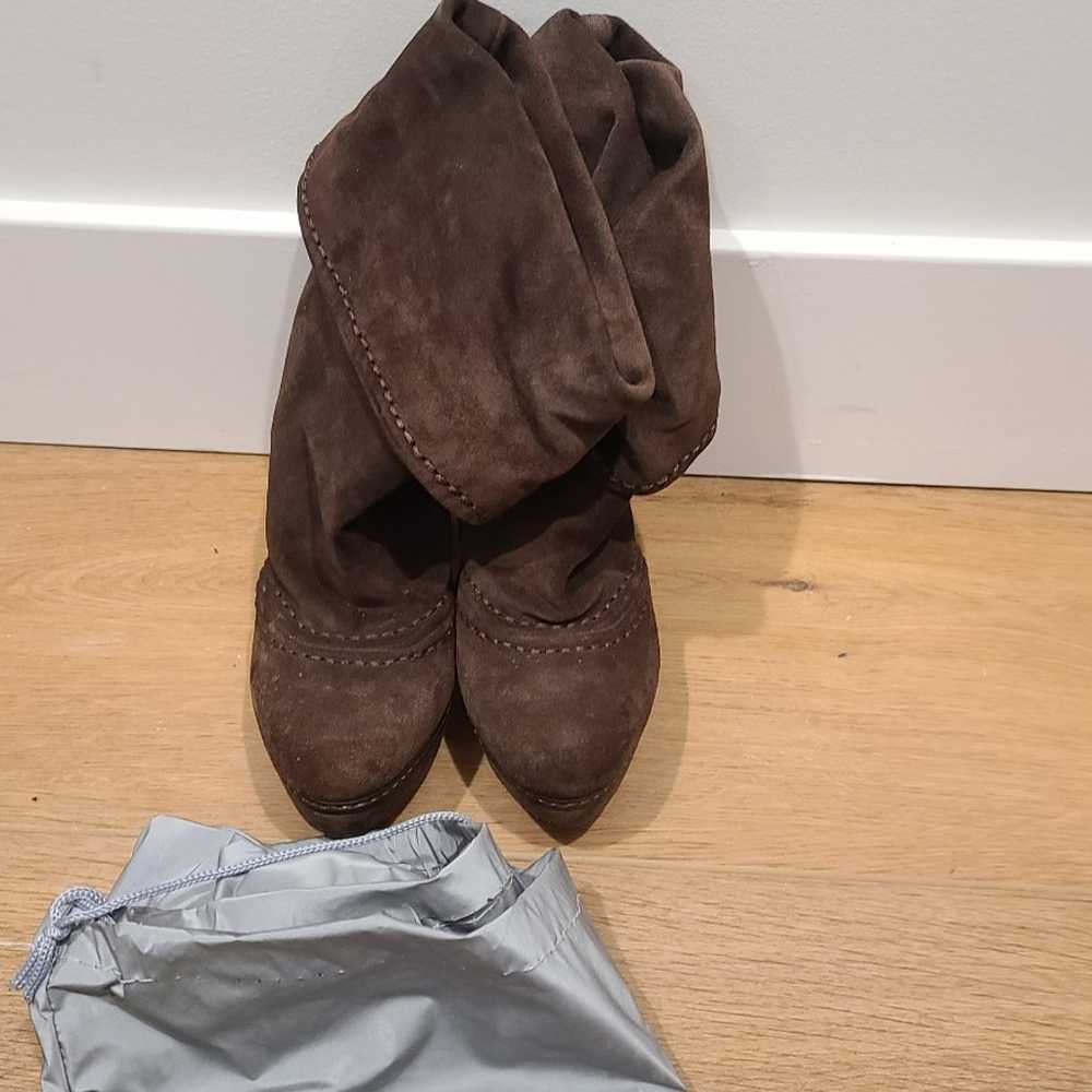 Prada Brown suede boots - image 2