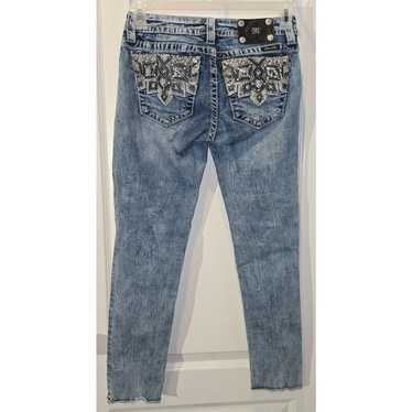 Miss Me Miss Me Signature cuffed skinny sz 28