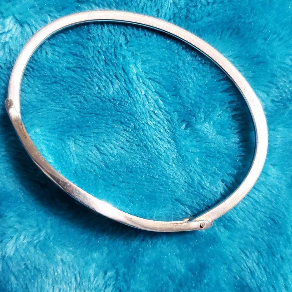 VTG NWOT MEXICO “ALPACA SILVER” HINGED BANGLE BRA… - image 6