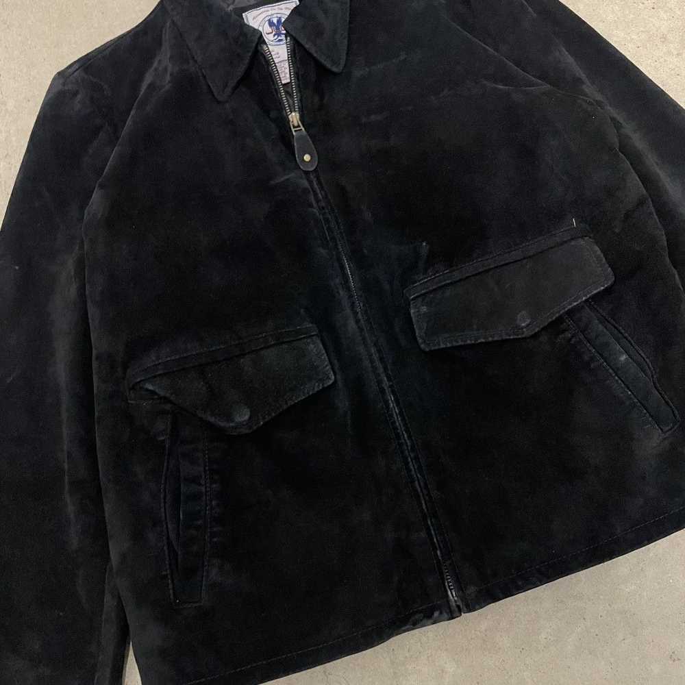 Vintage Vintage Black Suede Jacket - image 3