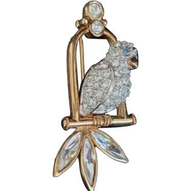 Swarovskit Parrot Brooch - image 1