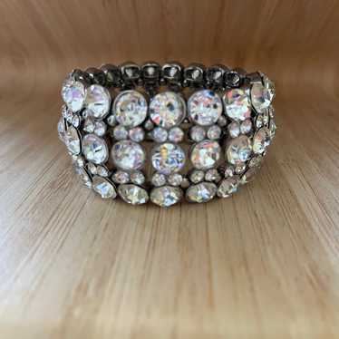 Vintage Rhinestone Stretch Bracelet