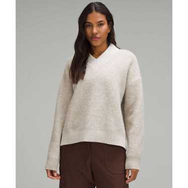 Lululemon Lululemon Alpaca Wool Blend V Neck Swea… - image 1