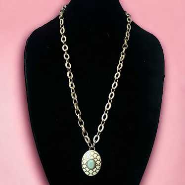 Lia Sophia Mykonos chunky pendant necklace - image 1