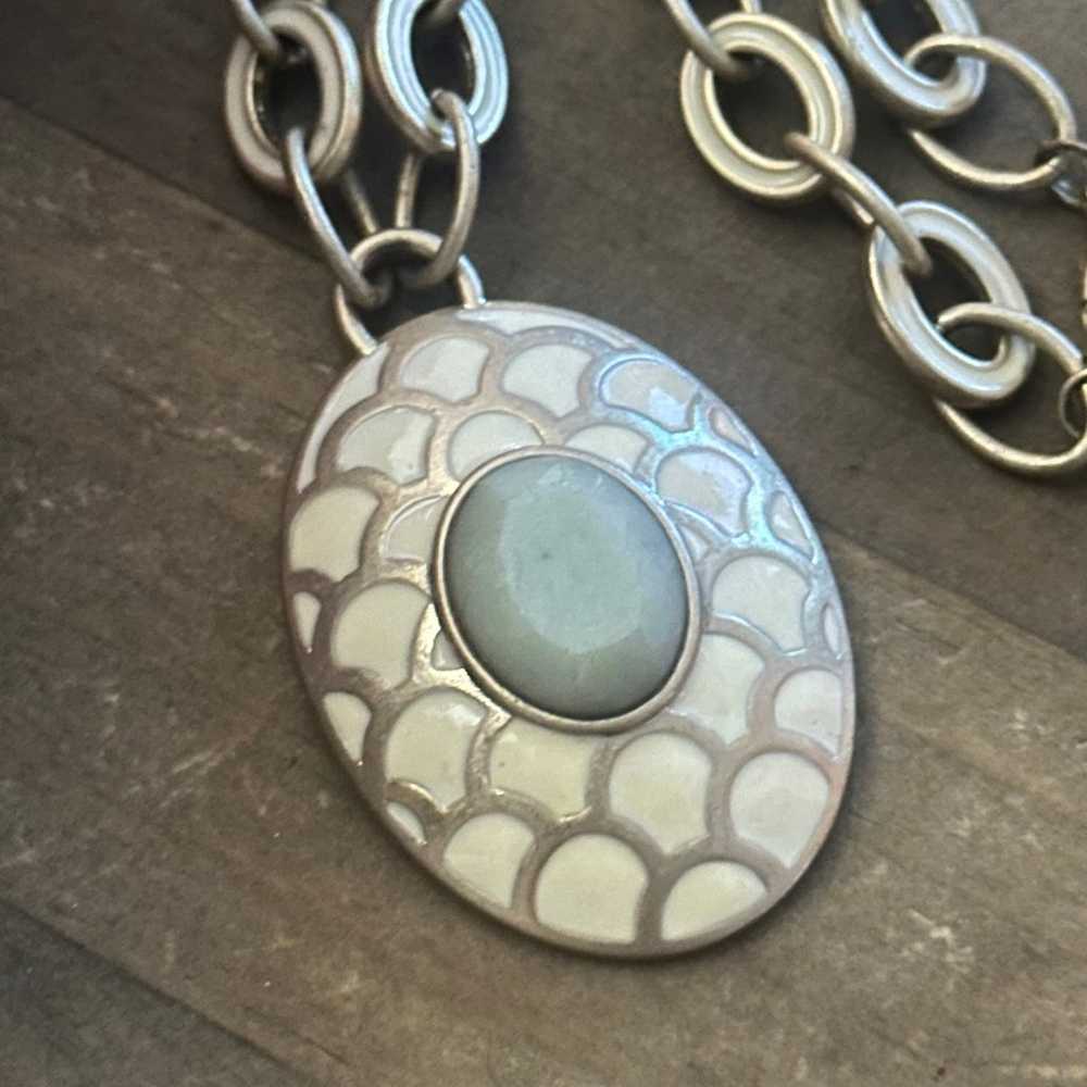 Lia Sophia Mykonos chunky pendant necklace - image 3