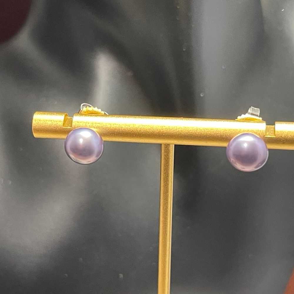 Honora Cultured Pearl and Sterling Earrings - image 3