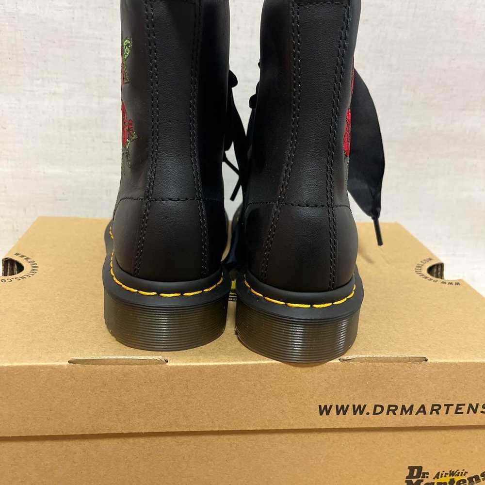 Dr. Martens Black Rose Embroidered Booties - image 4