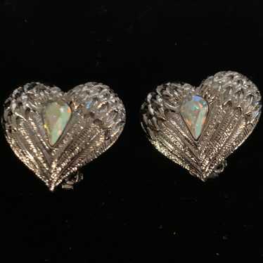 Vtg Kirks Folly clip on Earrings