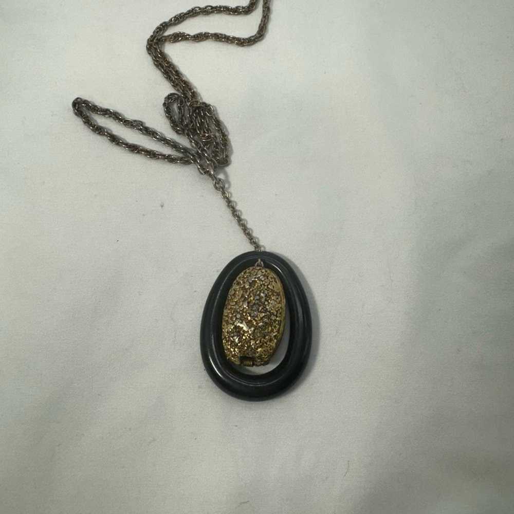 VTG perfume locket necklace - image 5