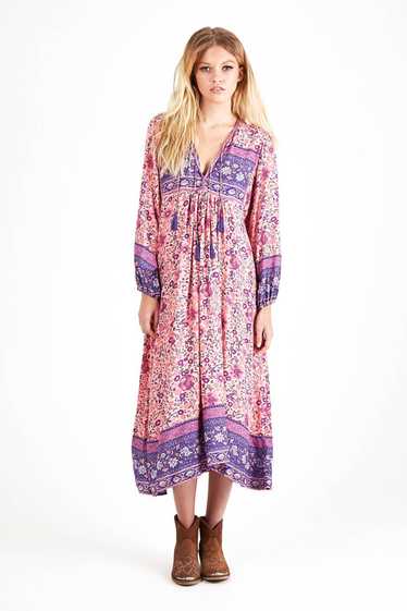 Spell USA Folk Town Boho Midi Dress