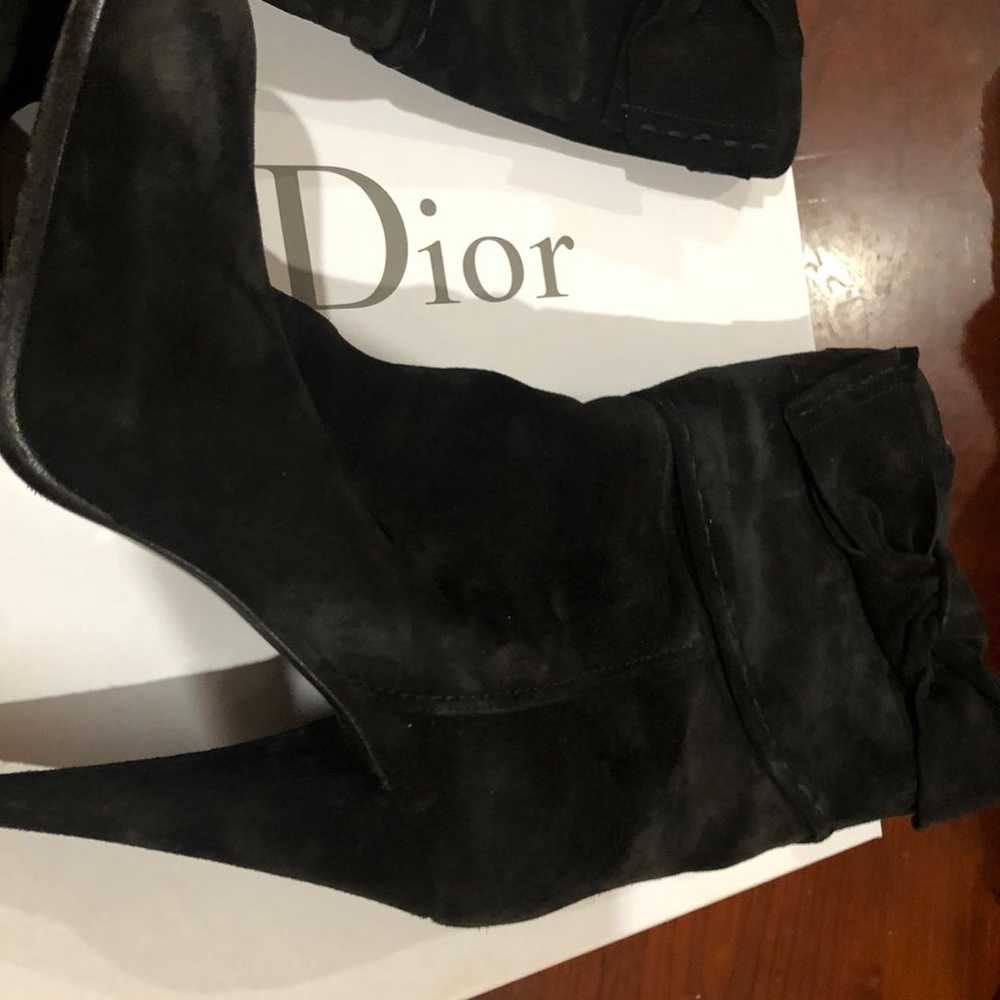 Dior Ribbon low boots 12 cm Black size - image 1