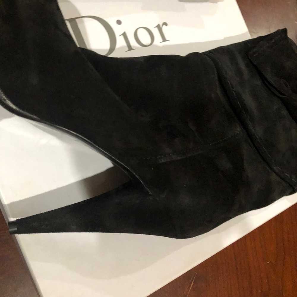 Dior Ribbon low boots 12 cm Black size - image 2