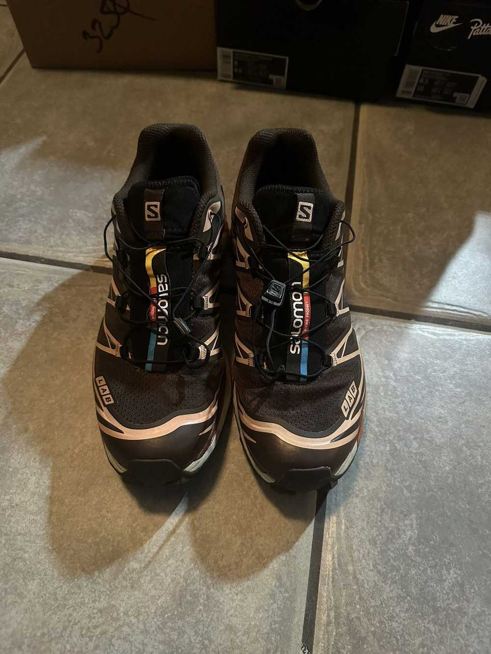 Salomon × Ssense × Vintage Salomon XT-6 chocolate - image 4