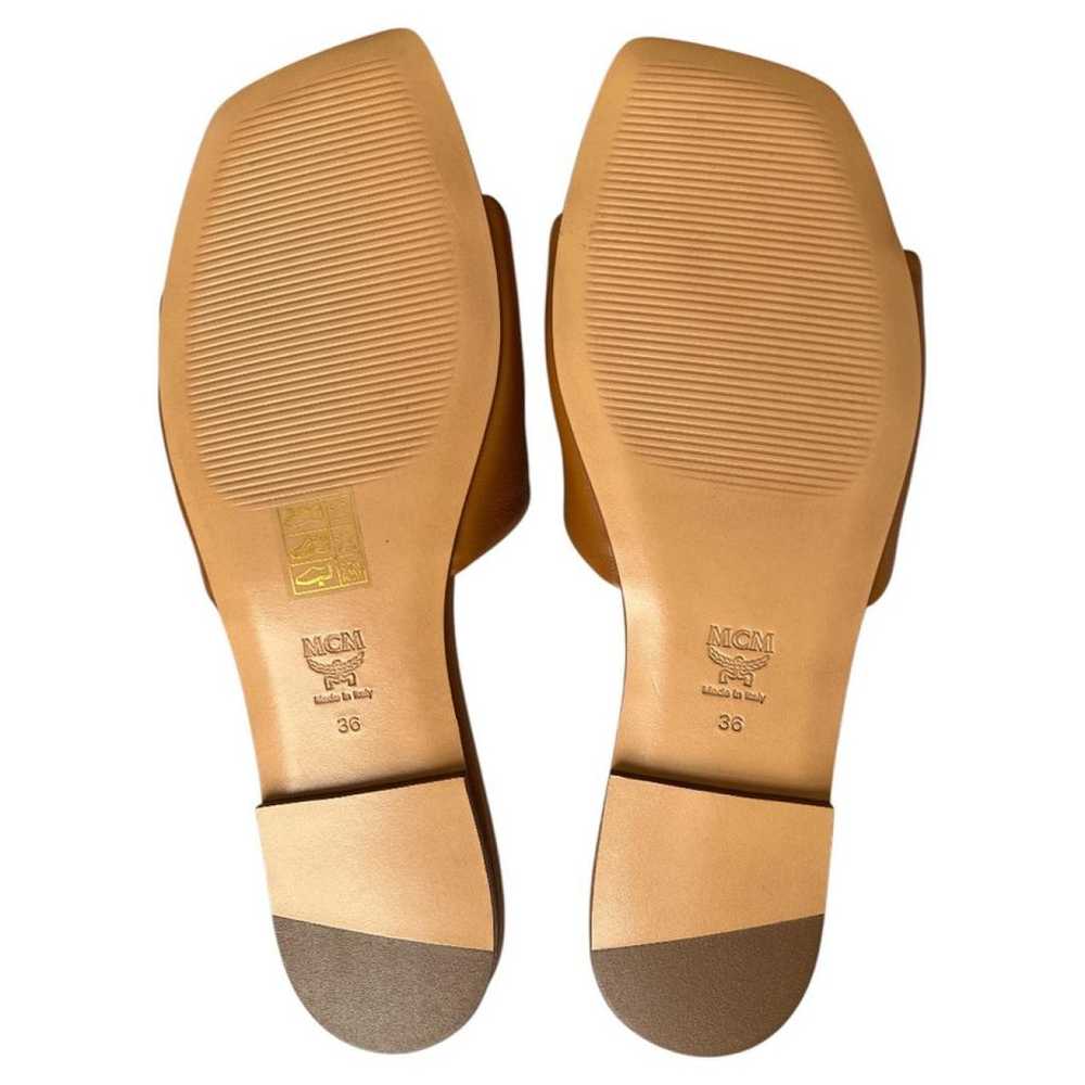 MCM Leather sandal - image 4