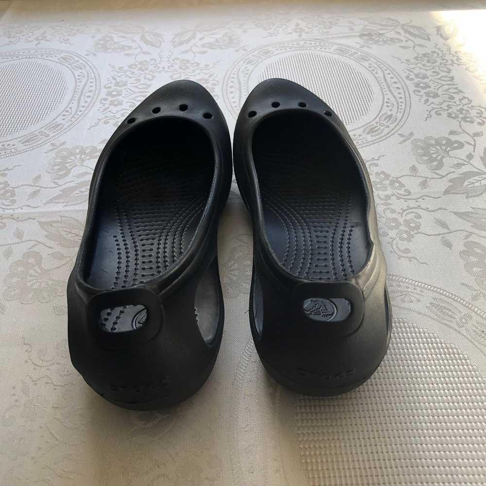 Crocs Women’s Size 9 Black Casual Kadee Flat Ball… - image 12