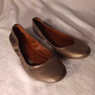 Lucky Brand gold Emmie Ballet flats