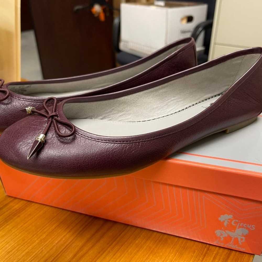 Circus Sam Edelman Ali Maroon Flats 9.5 - image 3