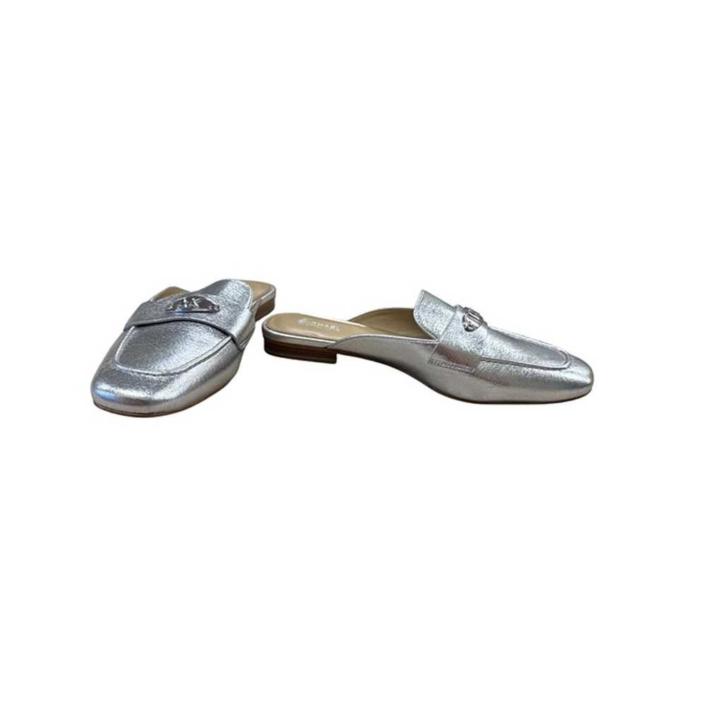 Michael Kors Womens Silver metallic  Flats sandal… - image 2