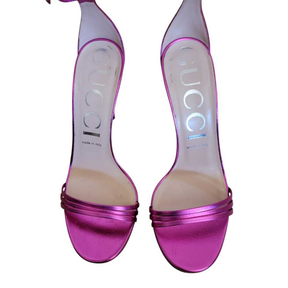 Gucci Leather sandal - image 6