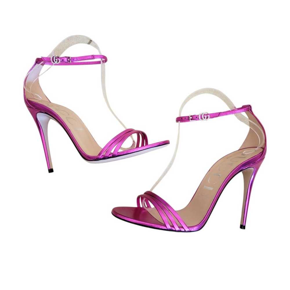 Gucci Leather sandal - image 8