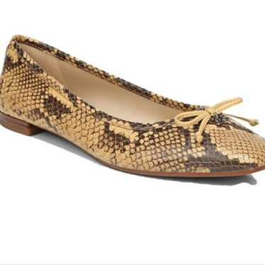 Sam Edelman Jillie Snakeskin Print Ballet Flats