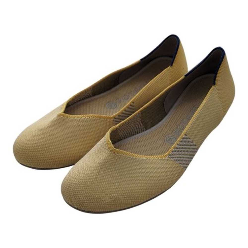 Rothys Yellow Lemon Round Toe Slip On Classic Bal… - image 2