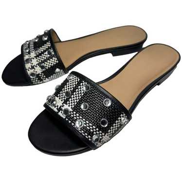 Banana Republic Women’s 9 Black White Jeweled Rhi… - image 1