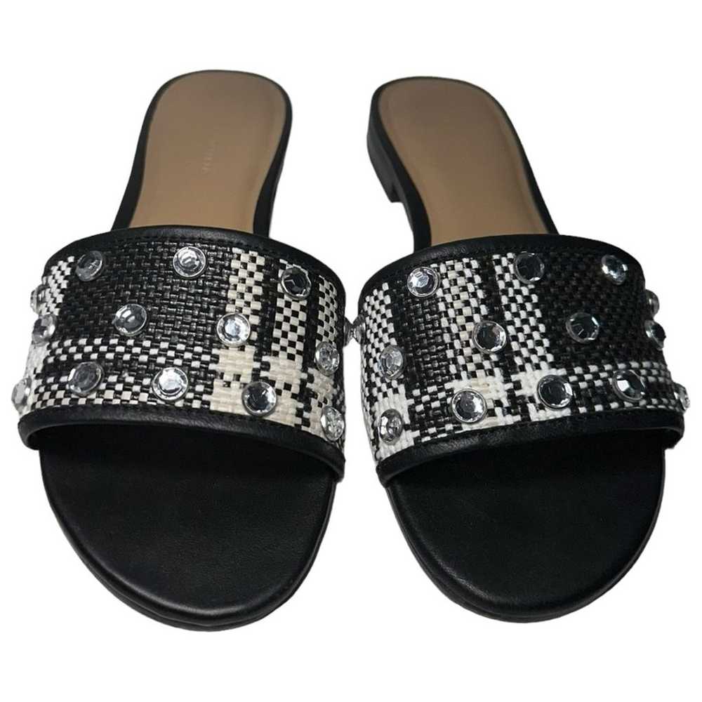 Banana Republic Women’s 9 Black White Jeweled Rhi… - image 4