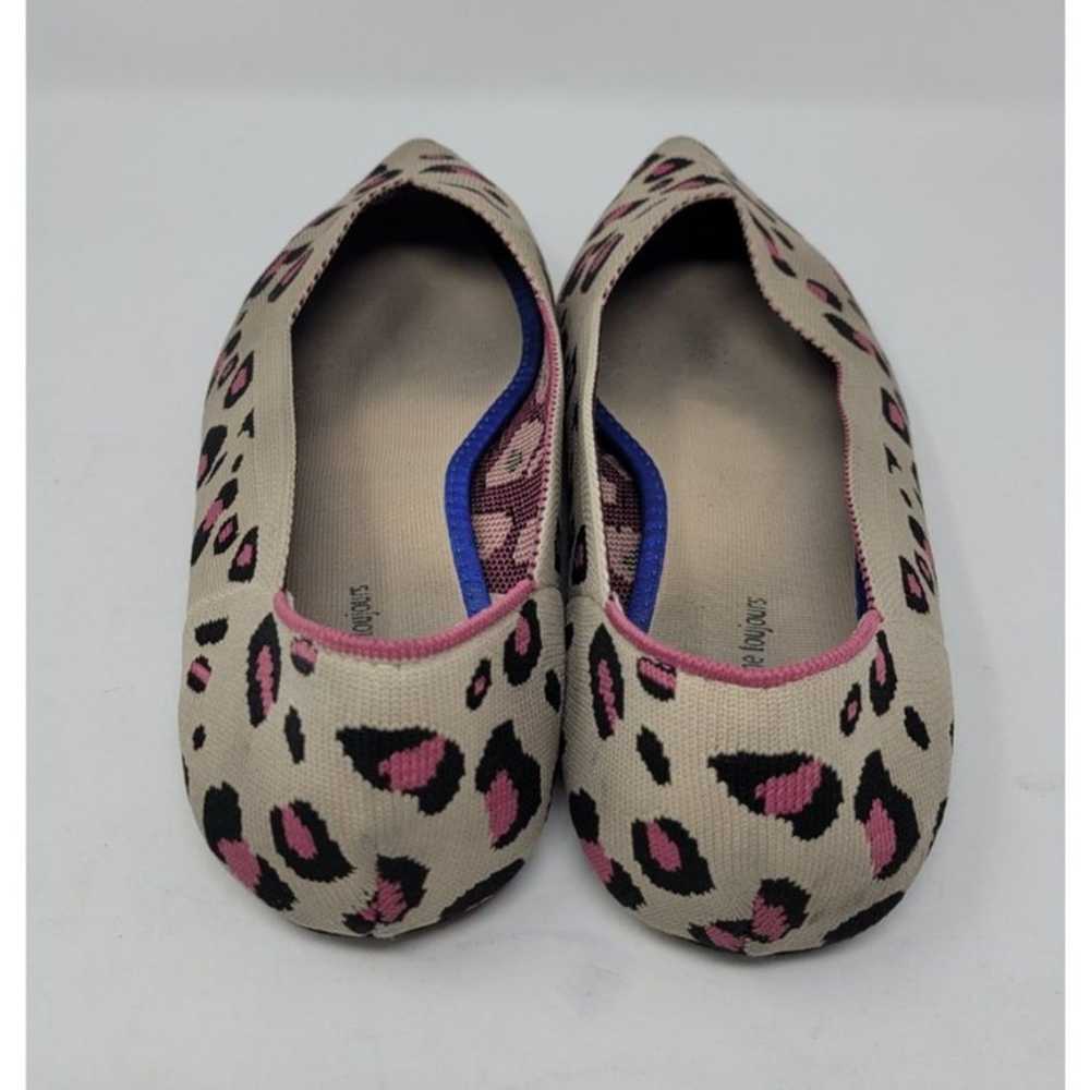 Jet Accompagne Toujours Knit Leopard Print Pointe… - image 2