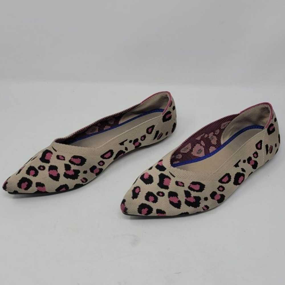 Jet Accompagne Toujours Knit Leopard Print Pointe… - image 5