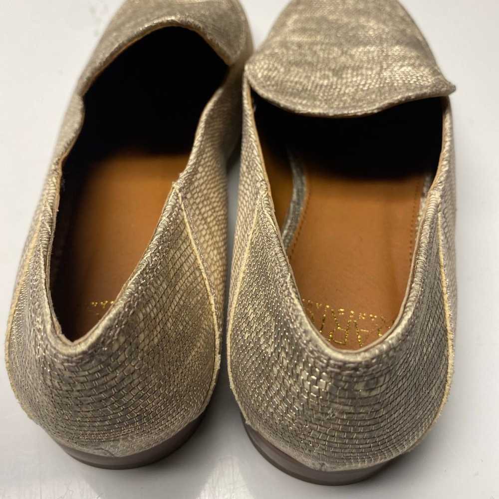 Franco Sarto Kristin Flat Loafers Gold Metallic L… - image 3