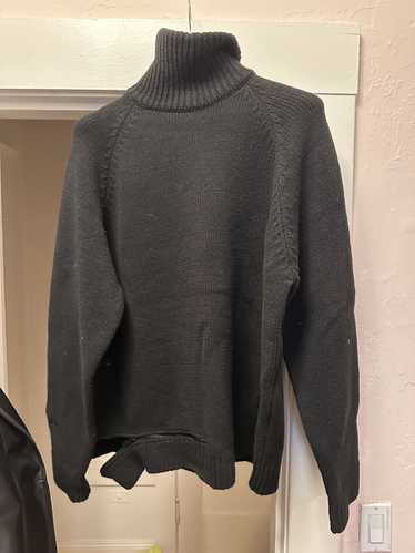 D By D Black Zip Hem Turtleneck