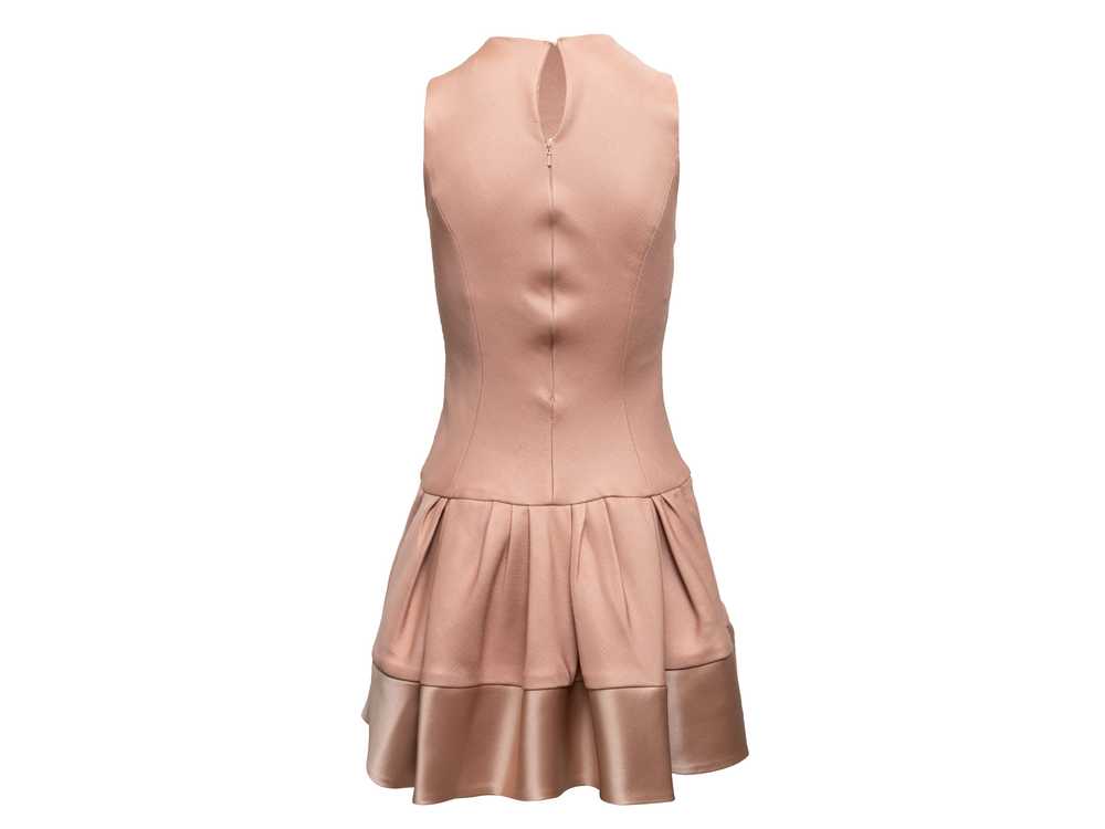 Peach Christian Dior Silk-Blend Sleeveless Dress … - image 3