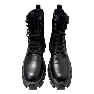 Prada Monolith leather boots