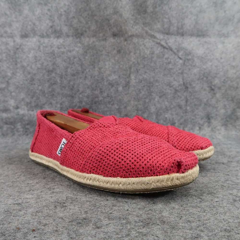 Toms Shoes Womens 6 Casual Slip On Flats Freetown… - image 1