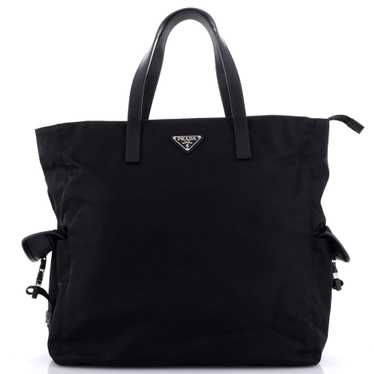 PRADA Side Pocket Zipped Tote Tessuto Large - image 1