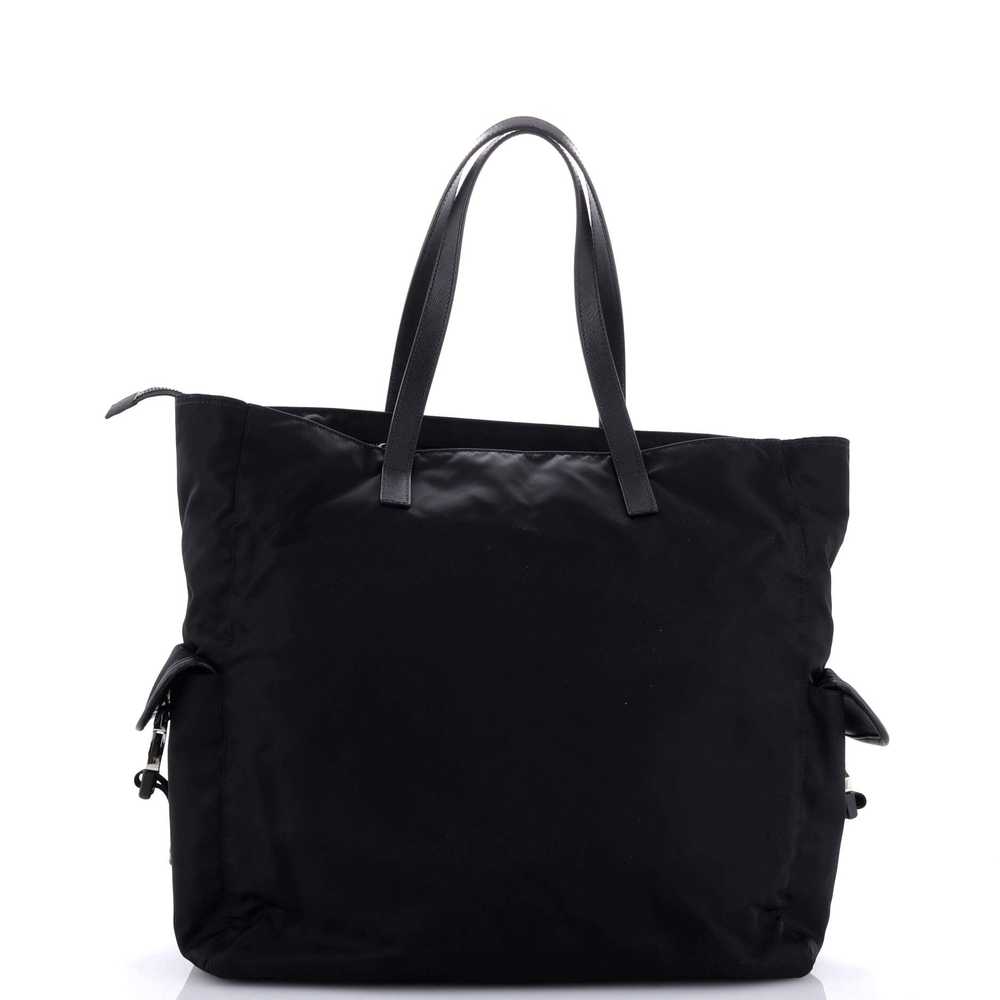 PRADA Side Pocket Zipped Tote Tessuto Large - image 3