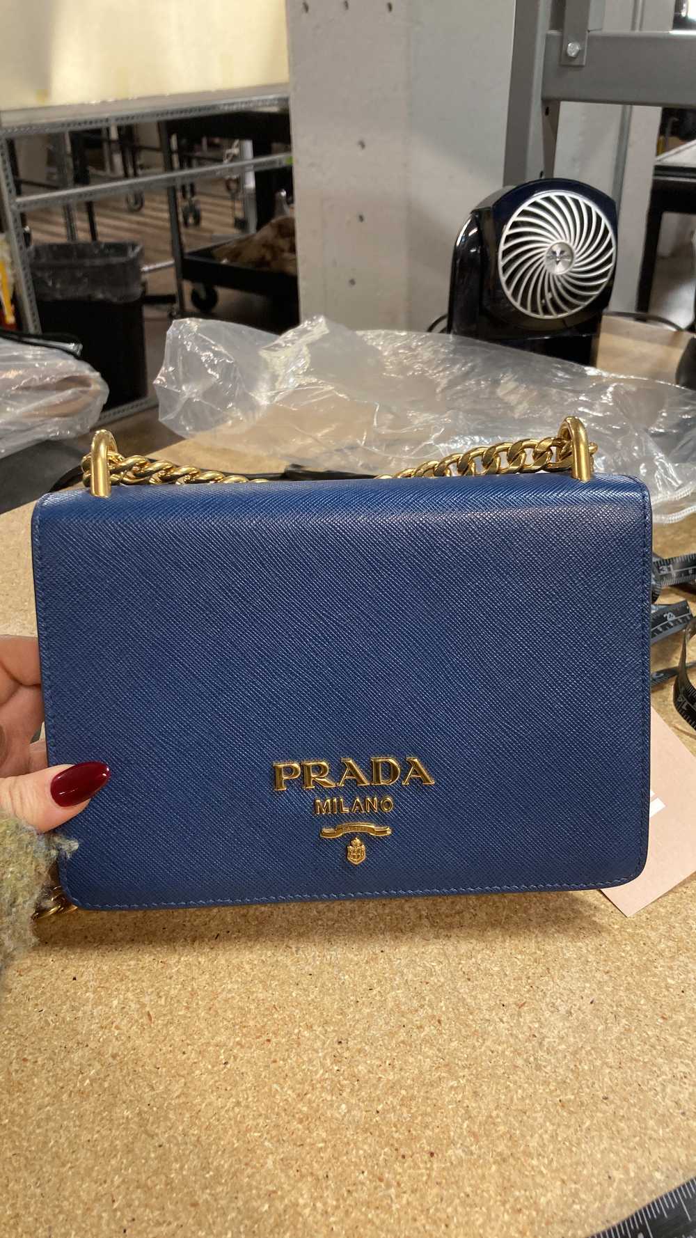 PRADA Chain Flap Bag Saffiano Leather Small - image 6