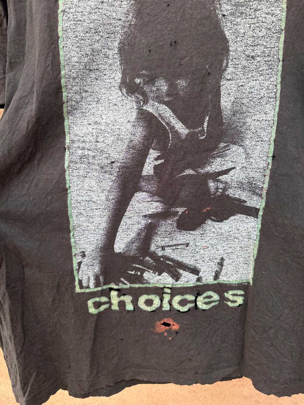 Pearl Jam Choices Thrashed T-shirt - image 3