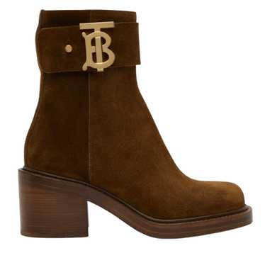 Product Details Burberry Brown Suede Ankle Boots