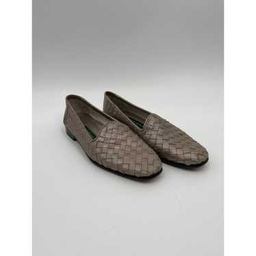 Cole Haan Size 8 B Metallic Silver Woven Vintage … - image 1