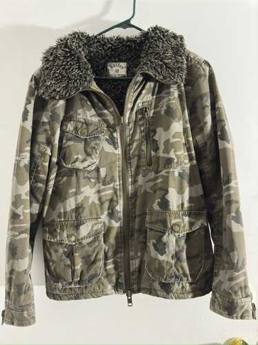 Japanese Brand × Other × Vintage Burden camo fur c