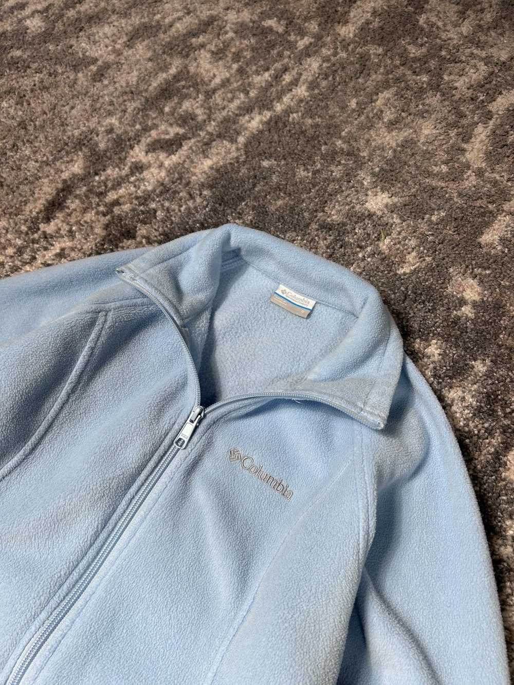 Columbia × Vintage Columbia Sky Blue Fleece Jacket - image 3