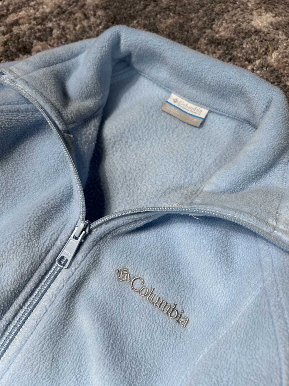 Columbia × Vintage Columbia Sky Blue Fleece Jacket - image 4