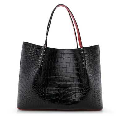 CHRISTIAN LOUBOUTIN Calfskin Crocodile Embossed Sp