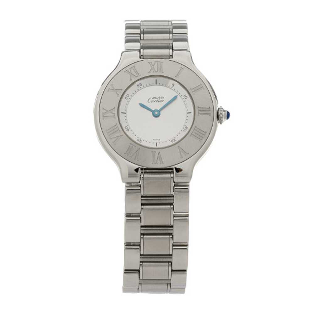 CARTIER Stainless Steel 31mm Must De 21 Quartz Wa… - image 1