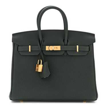 HERMES Togo Birkin 25 Vert Fonce